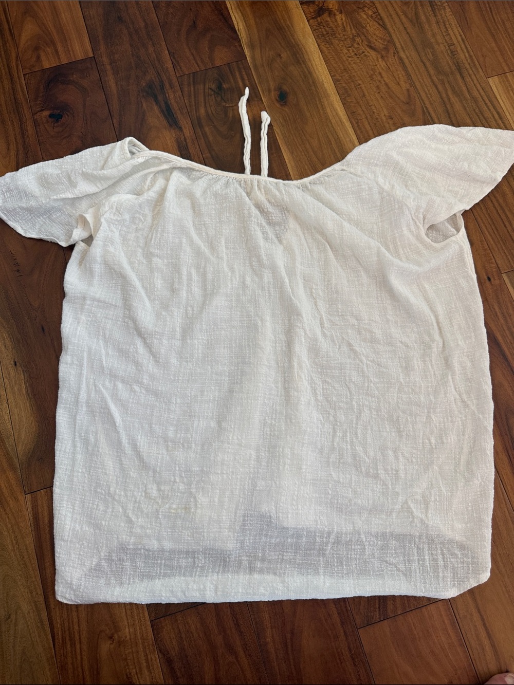 Kona Sol White Women’s Off-Shoulder Tie Top